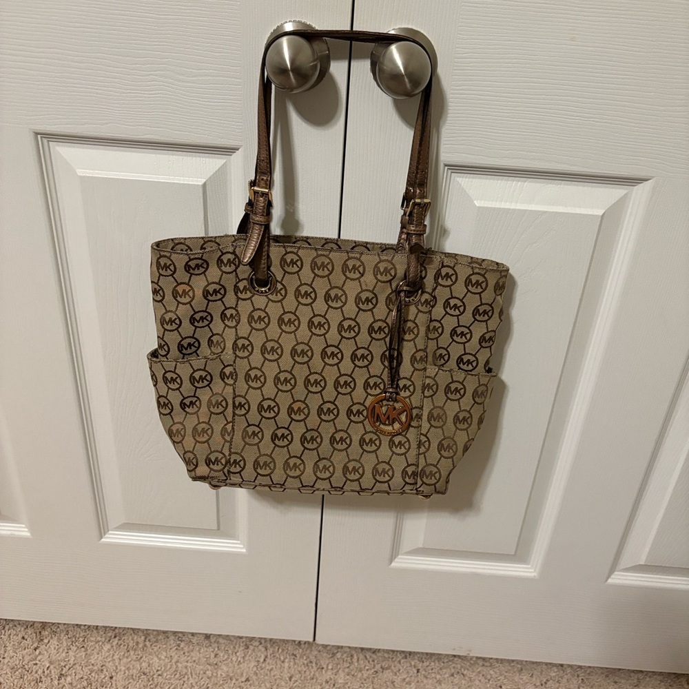 Michael Kors Tan Signature Tote